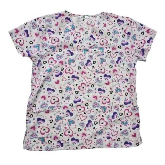 Bundle Scrub Tops Size Medium Patterned Colorful - Picture 12 of 14